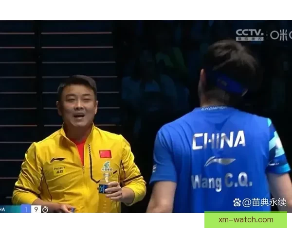 王皓放弃指导林诗栋呆坐空洞绝望与王楚钦对视满是无奈场面令人心疼
